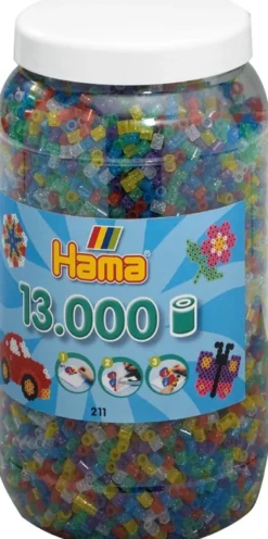 Hama - Strijkkralen Pot Glitter (13.000 stuks)