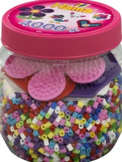 Hama Strijkkralen - Pot Roze (4000 stuks)