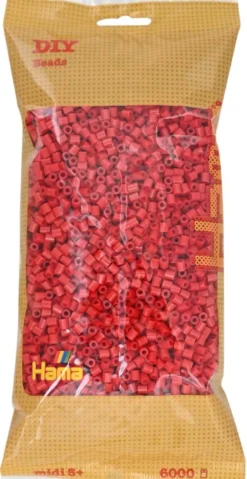Hama - Strijkkralen Rood (6000 stuks)