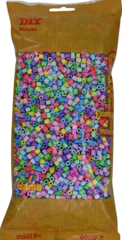 Hama - Zak Strijkkralen Pastel (6000 stuks)