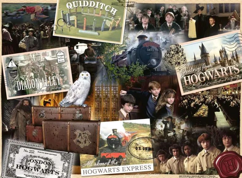 Harry Potter Terug naar Zweinstein Puzzel (300 XXL stukjes)