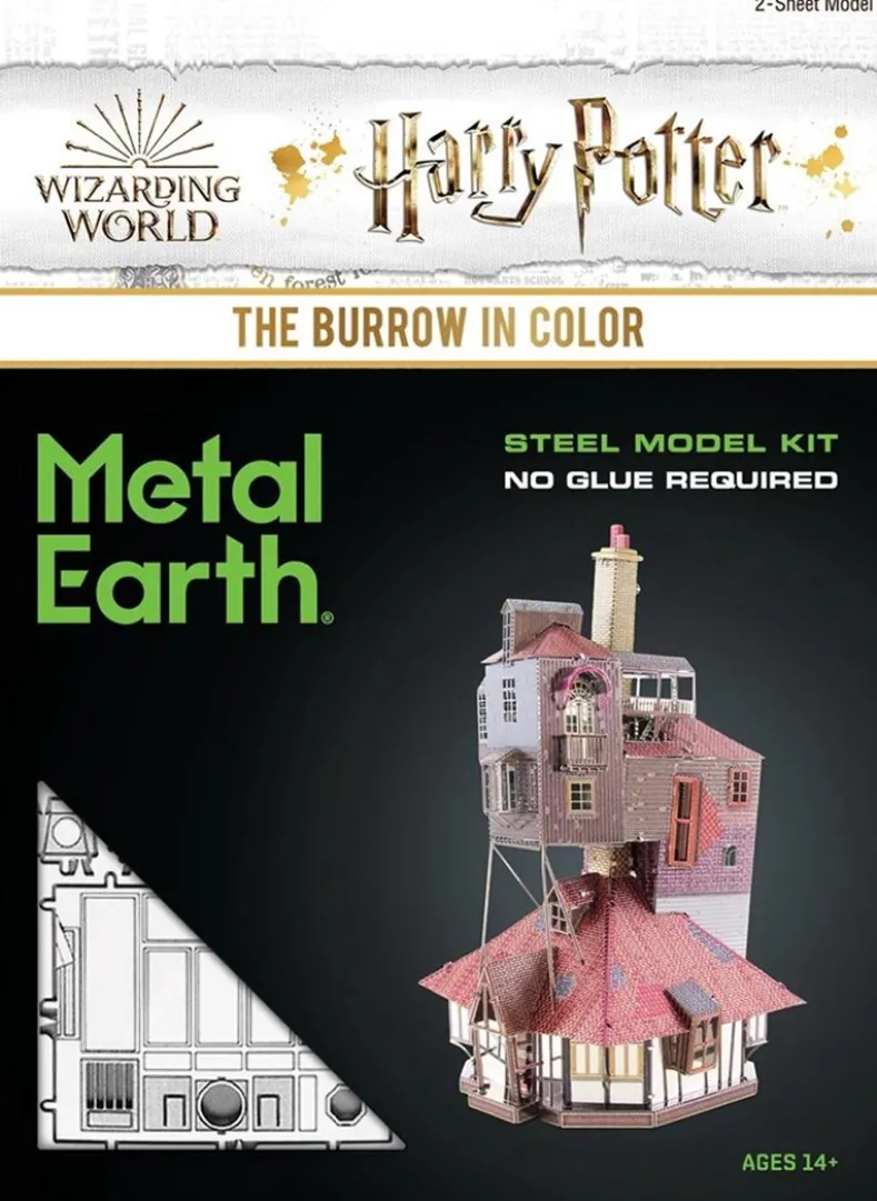 Harry Potter - The Burrow in Color Bouwpakket