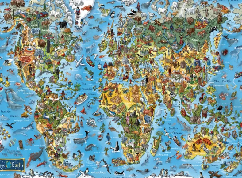 Hartwig Braun - Epic Earth Puzzel (1000 stukjes)