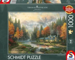 Herfstavond aan het meer Puzzel (1000 stukjes)