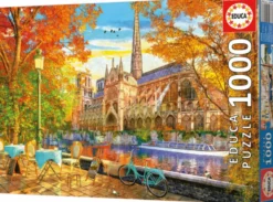 Herfst bij Notre Dame Puzzel (1000 stukjes)