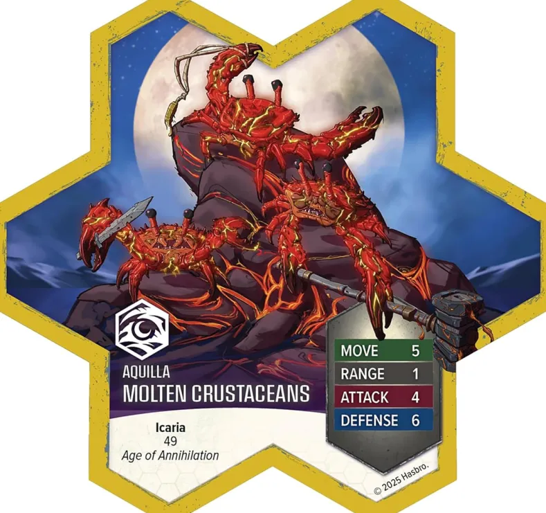 Heroscape - Molten Crustaceans & Tanuki Tricksters Army Expansion