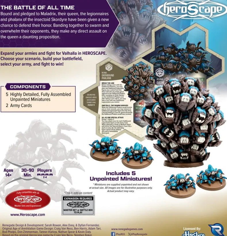 Heroscape - Oathbound Phalanx & Legionnaires