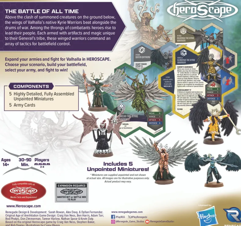 Heroscape - Revna's Rebuke - Kyrie Warriors