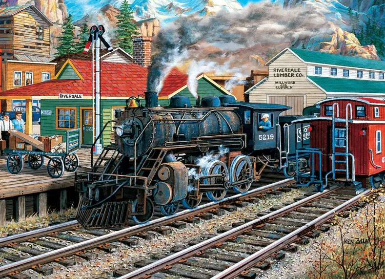 Het Oude 'Riverdale' Station Puzzel (1000 stukjes)