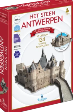 Het Steen Antwerpen - 3D puzzel (124 stukjes)