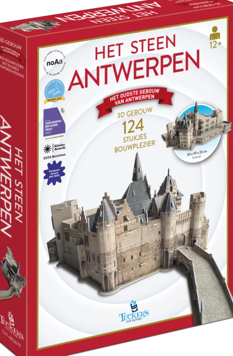 Het Steen Antwerpen - 3D puzzel (124 stukjes)