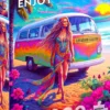 Hippie at Heart Puzzel (1000 stukjes)