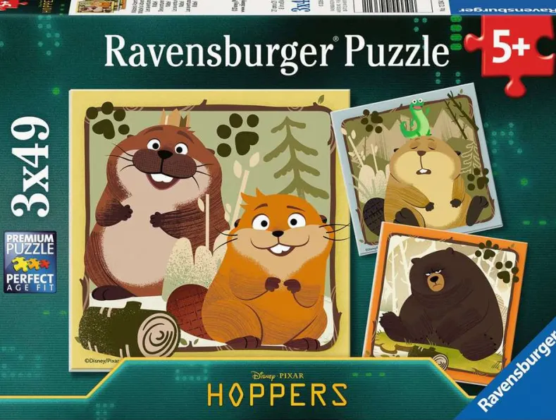 Hoppers - Mabel's Adventures Puzzel (3x49 stukjes)
