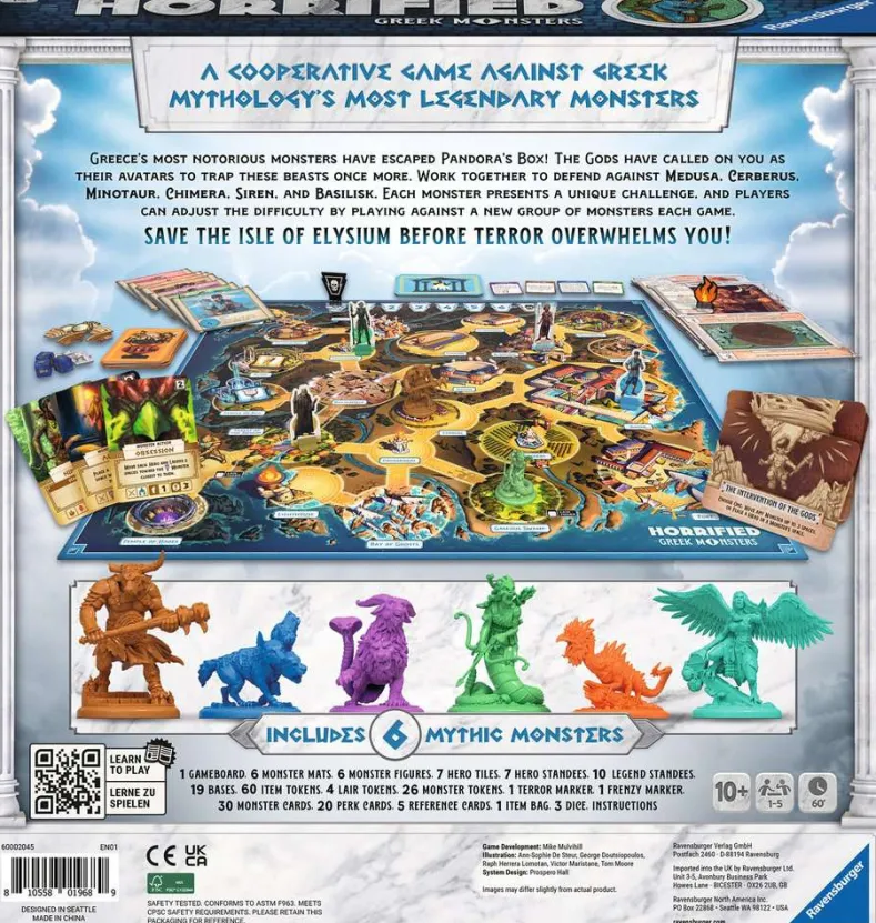 Horrified - Greek Monsters - Bordspel