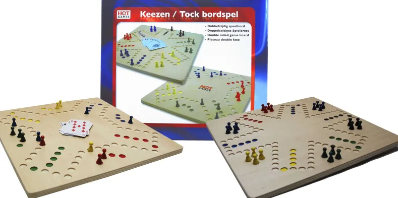 HOT - Keezen Bordspel 4-6 Personen Hout