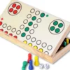 Houten Ludo Spel (Opklapbaar)