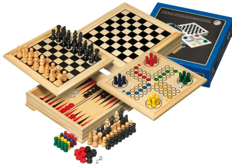 Houten spellen Reisversie