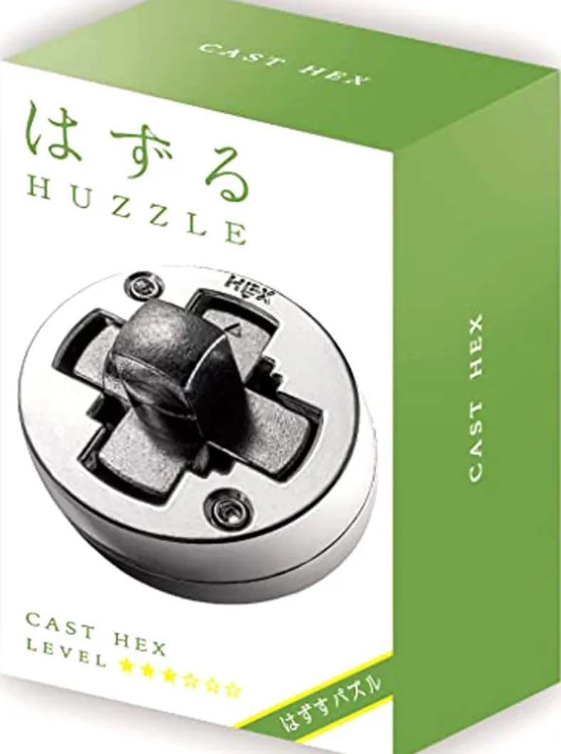 Huzzle Cast Puzzle - Hex (level 3)