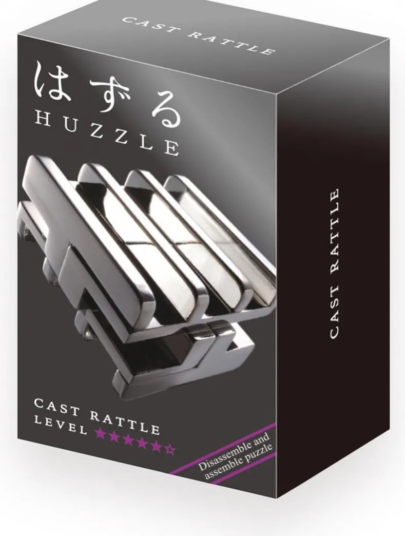 Huzzle Cast Puzzle - Rattle (level 5)