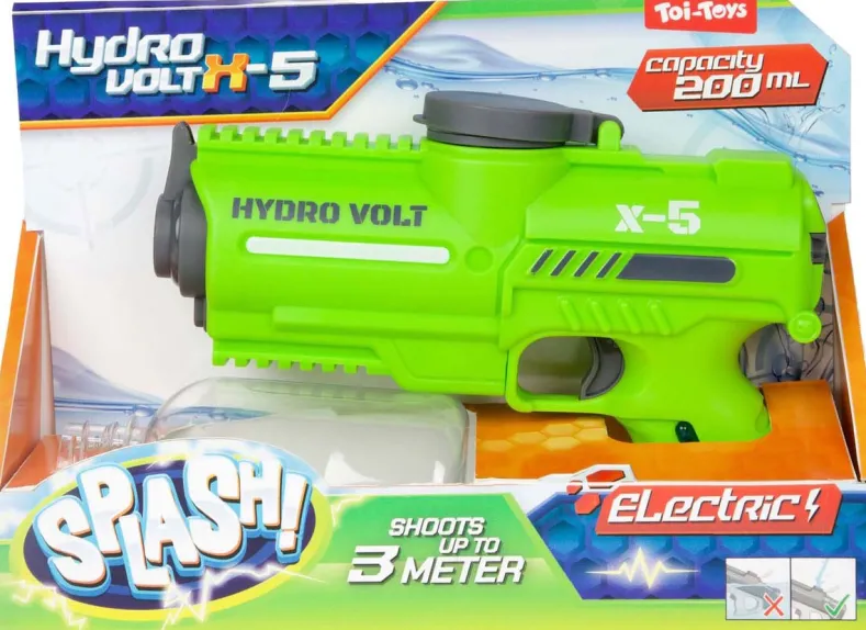 Hydro Elektrisch X-5 Waterpistool (Groen of Rood)
