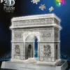 Iconics 3D Puzzel - Arc de Triomphe Paris with Light (216 stukjes)
