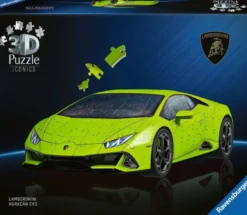 Iconics 3D Puzzel - Lamborghini Huracán EVO (108 stukjes)