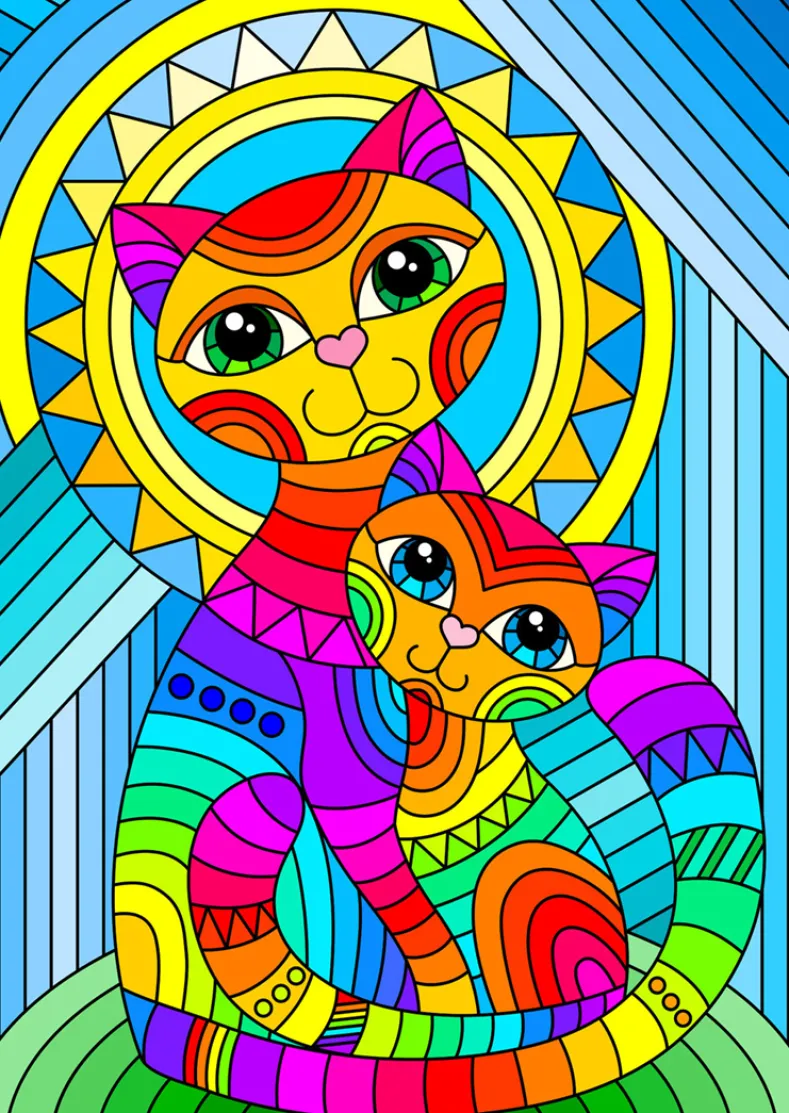 Inseparable Cat and Kitten Puzzel (1000 stukjes)