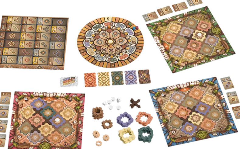 Intarsia Bordspel (Demo model)