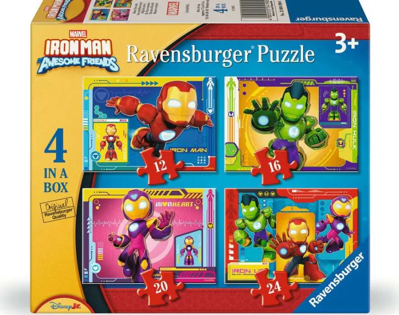 Iron Man & Friends (4 in 1 Puzzel)