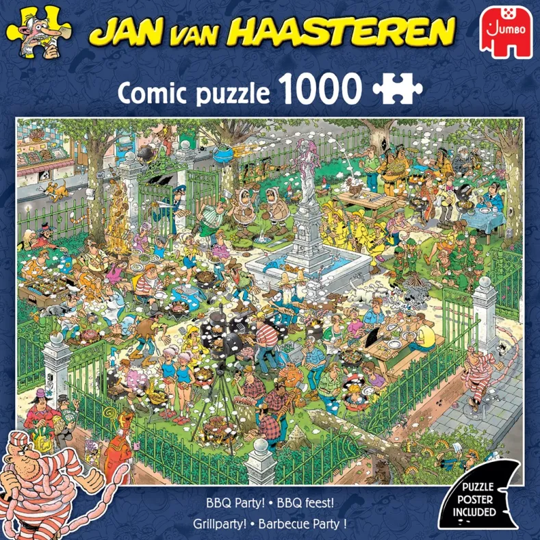 Jan van Haasteren - BBQ Feest! Puzzel (1000 stukjes)