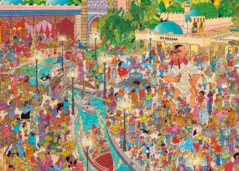 Jan van Haasteren - De Efteling Fata Morgana Puzzel (1000 stukjes)