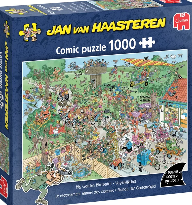 Jan van Haasteren - De Grote Vogelkijkdag Puzzel (1000 stukjes)