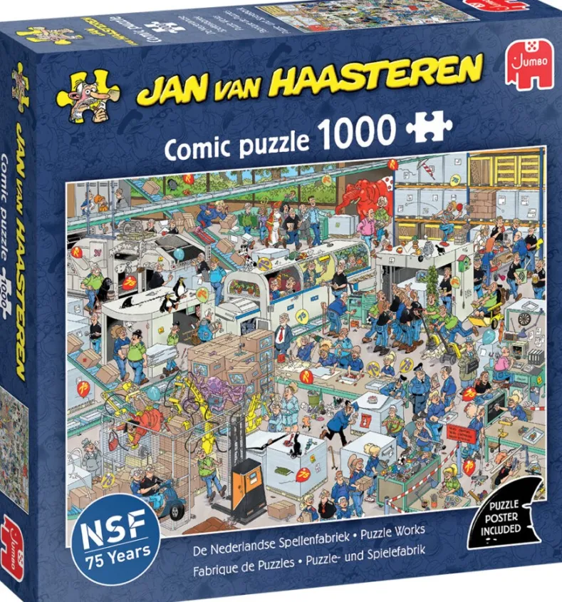 Jan van Haasteren - De Nederlandse Spellenfabriek Puzzel (1000 stukjes)