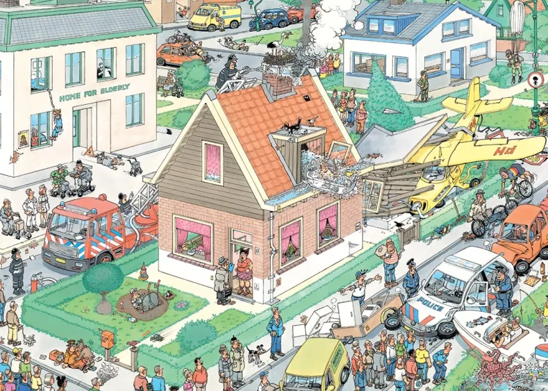 Jan van Haasteren - De Wet van Murphy Puzzel (1000 stukjes)