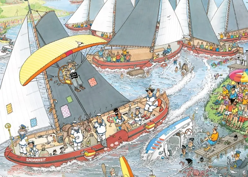 Jan van Haasteren - Hollandse Tradities Puzzel (2x1000 stukjes)