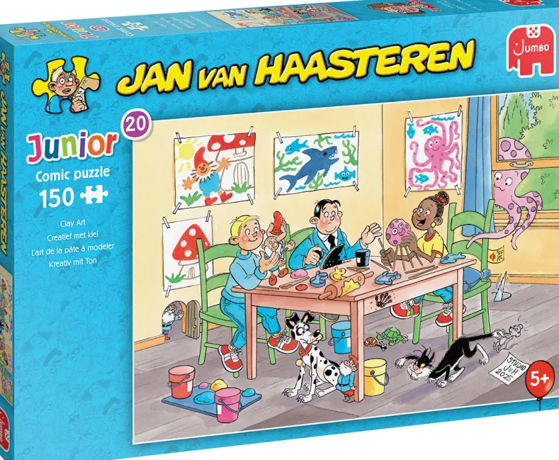 Jan van Haasteren Junior 20 - Creatief met Klei Puzzel (150 stukjes)