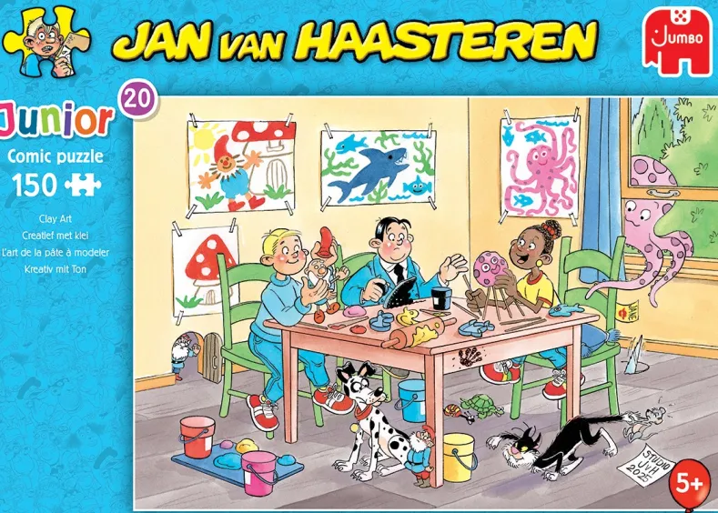 Jan van Haasteren Junior 20 - Creatief met Klei Puzzel (150 stukjes)