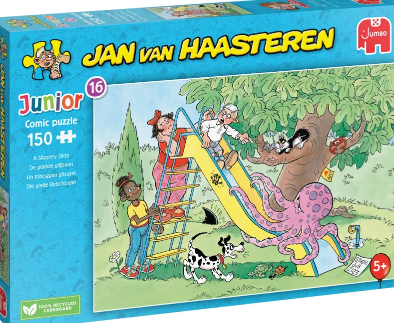 Jan van Haasteren Junior 16 - De gladde glijbaan (150 stukjes)