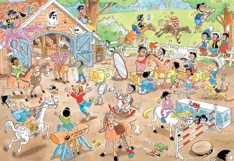 Jan van Haasteren Junior - De Manege (360 stukjes)