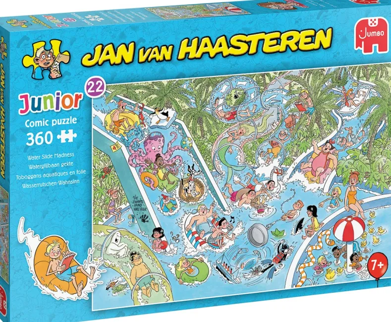 Jan van Haasteren Junior 22 - Waterglijbaan Gekte Puzzel (360 stukjes)