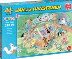 Jan van Haasteren Junior 24 - Watergevecht Puzzel (240 stukjes)