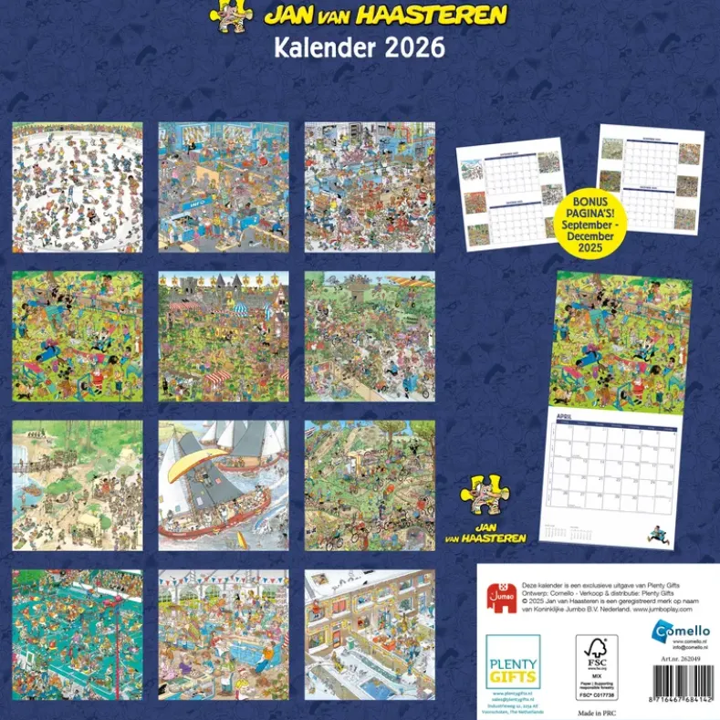 Jan van Haasteren - Kalender 2026