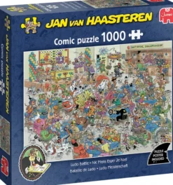 Jan van Haasteren - NK Mens Erger Je Niet Puzzel (1000 stukjes)