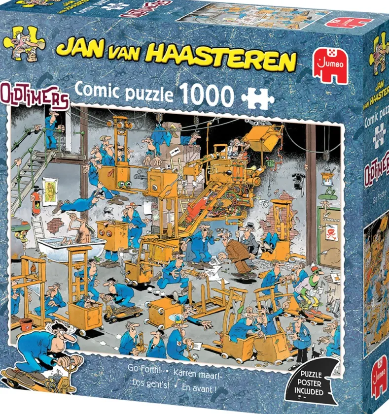 Jan van Haasteren Oldtimers - Karren maar! (1000 stukjes)
