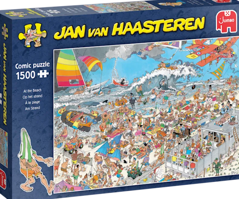 Jan van Haasteren - Op het Strand Puzzel (1500 stukjes)