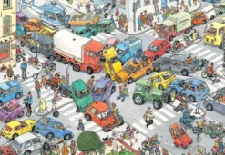 Jan van Haasteren - Verkeerschaos (3000 stukjes)