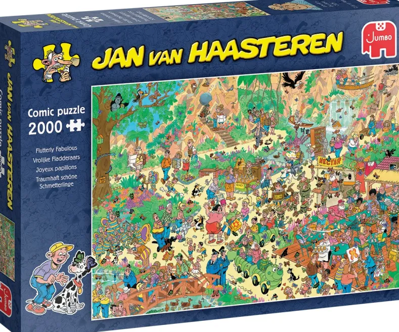 Jan van Haasteren - Vrolijke Fladderaars Puzzel (2000 stukjes)