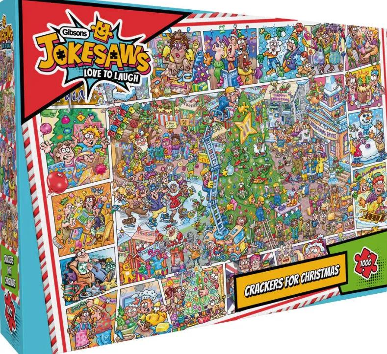 Jokesaw - Crackers for Christmas Puzzel (1000 stukjes)