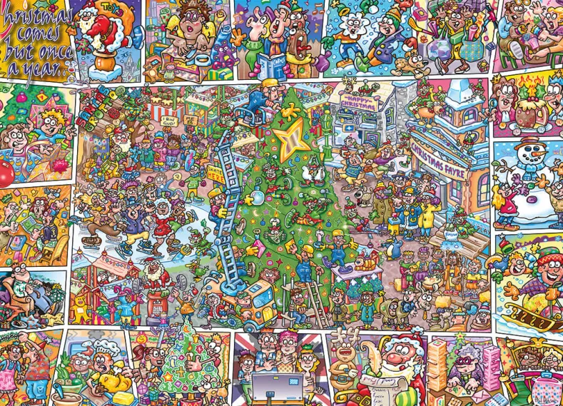 Jokesaw - Crackers for Christmas Puzzel (1000 stukjes)
