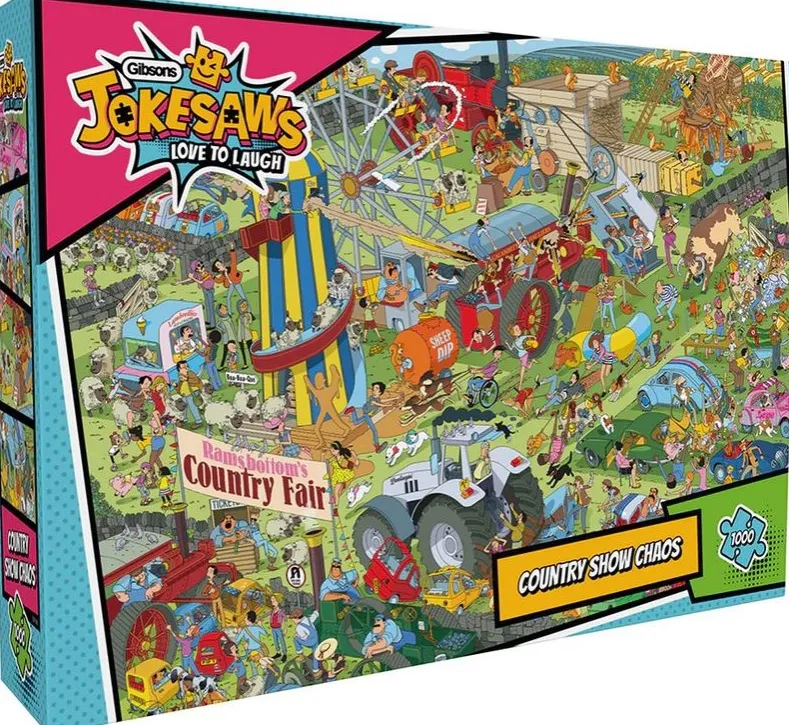 Jokesaws - Country Show Chaos Puzzel (1000 stukjes)